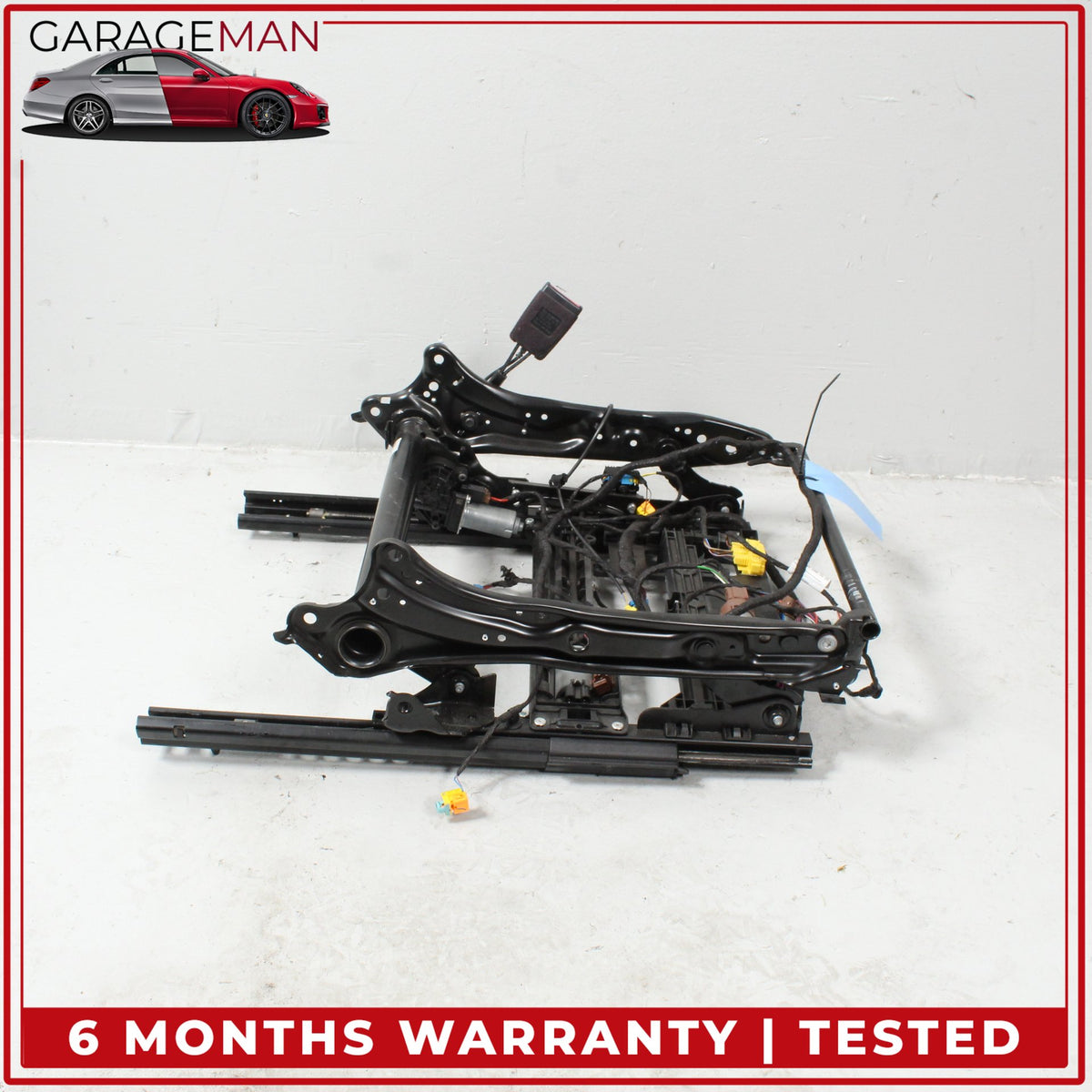 2015-2023 Mercedes W205 C300 Front Right Seat Rail Track Frame w/ Motors OEM