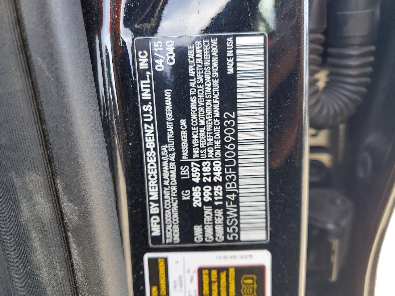 2015 Mercedes-Benz C300 W205