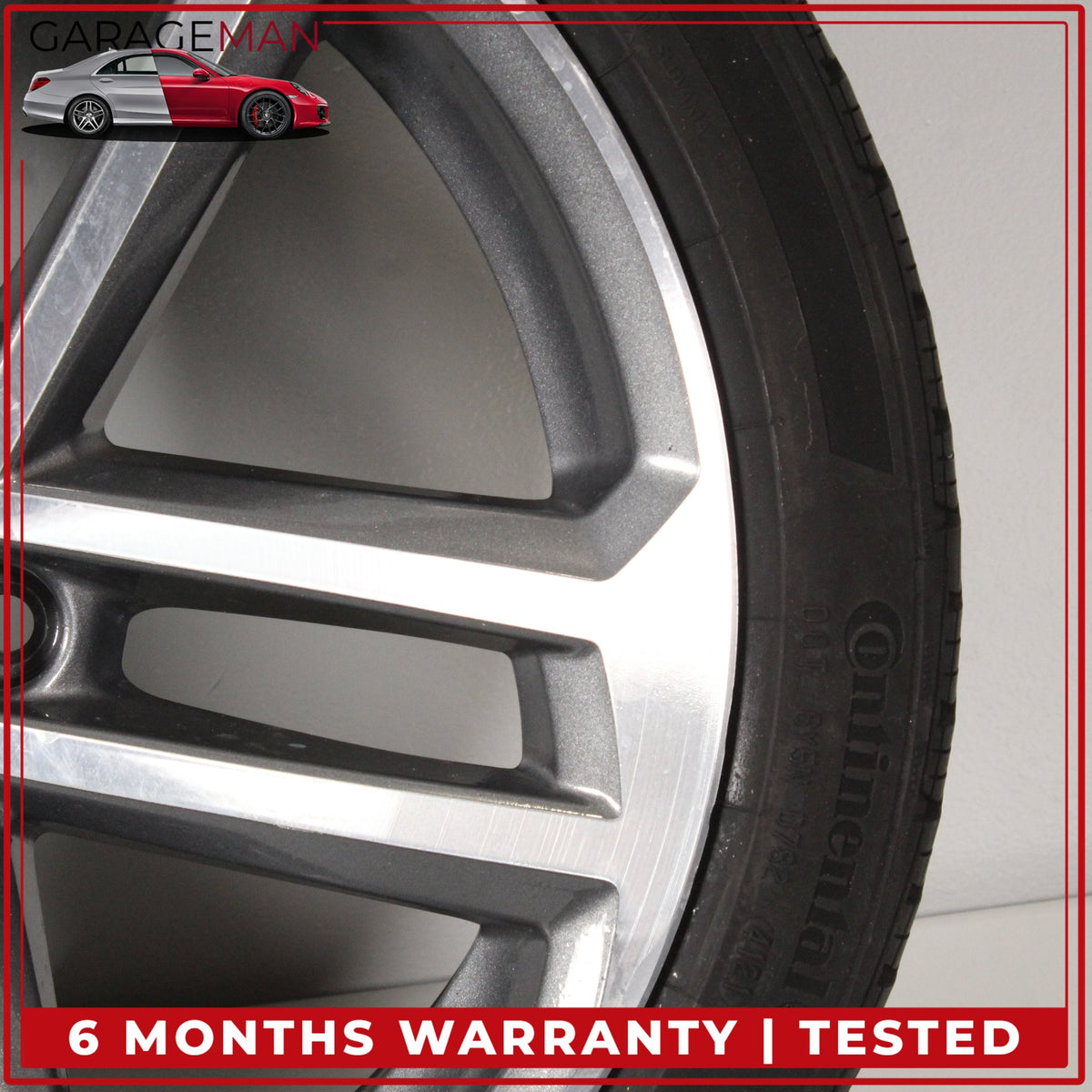 2017-2020 Audi A3 S3 Front or Rear Wheel Rim w/ Continental Tire 8JX18H2ET46 OEM