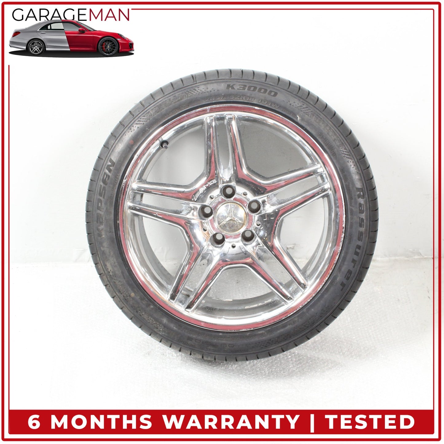 2003-2012 Mercedes R230 SL550 SL65 AMG Rear Wheel Tire Rim 9.5Jx18H2 ET33 OEM
