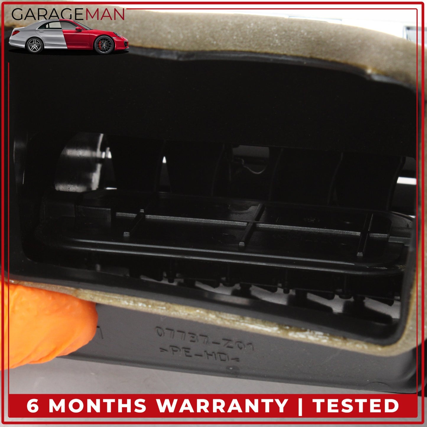 2012-2019 BMW 650i Front Dash Center AC Air Vent Trim w/ Engine Start Button OEM