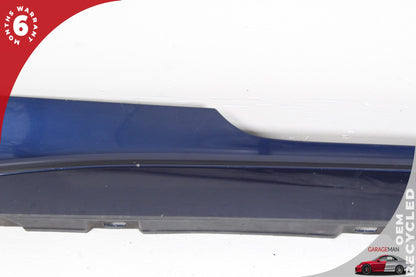 2020-2024 Audi S5 A5 Convertible Right Side Rocker Panel Skirt Blue OEM