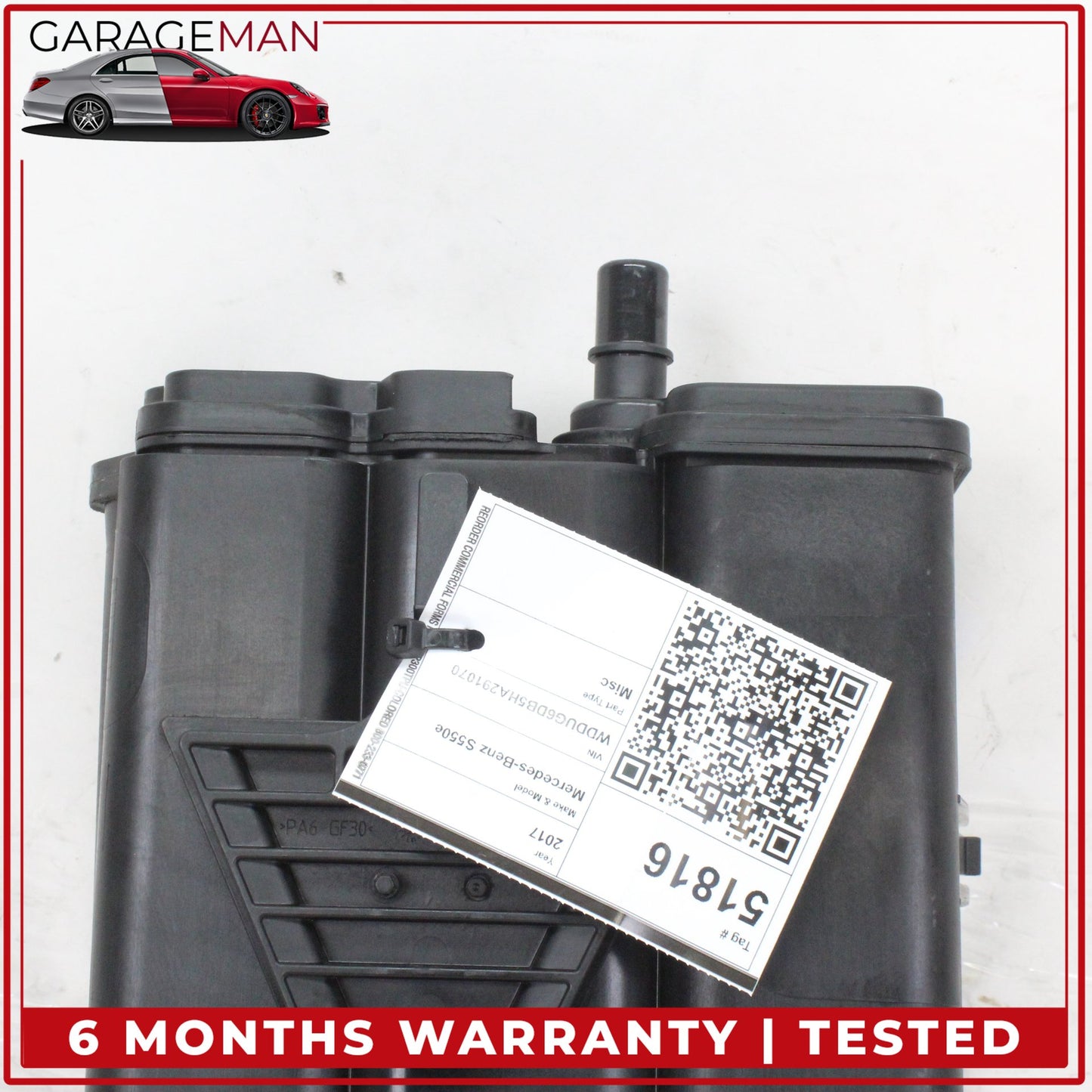 2015-2020 Mercedes W222 S550e Hybrid Fuel Vapor Activated Charcoal Canister OEM