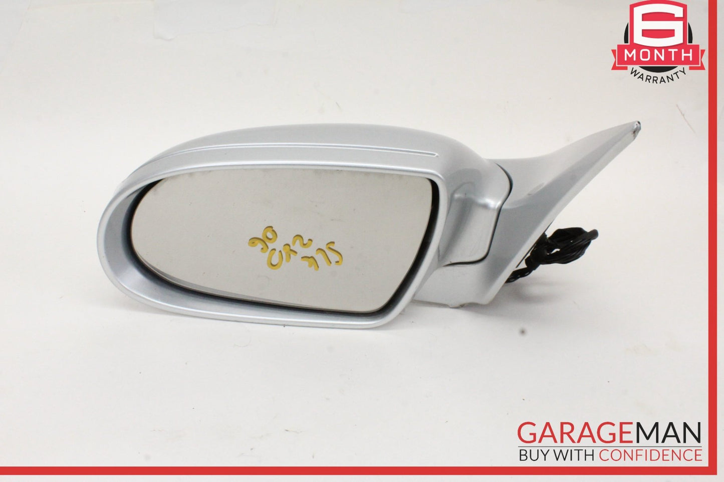 2005-2008 Mercedes R171 SLK280 Front Left Side Door Rear View Mirror Silver OEM