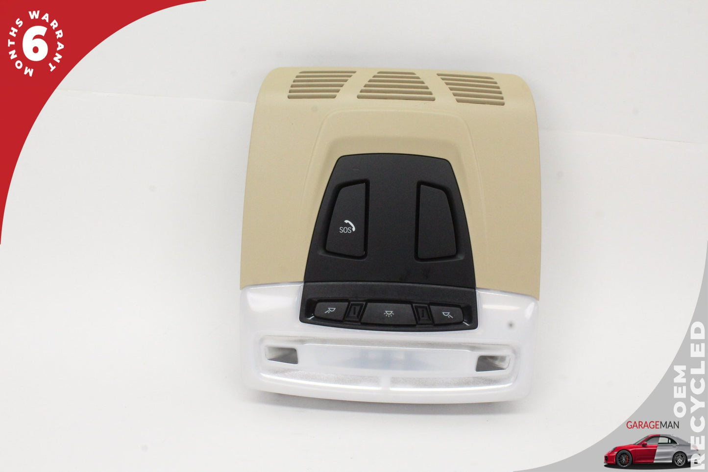 2012-2018 BMW 320i 328i F30 Front Overhead Dome Light Lamp Beige 9312494 OEM