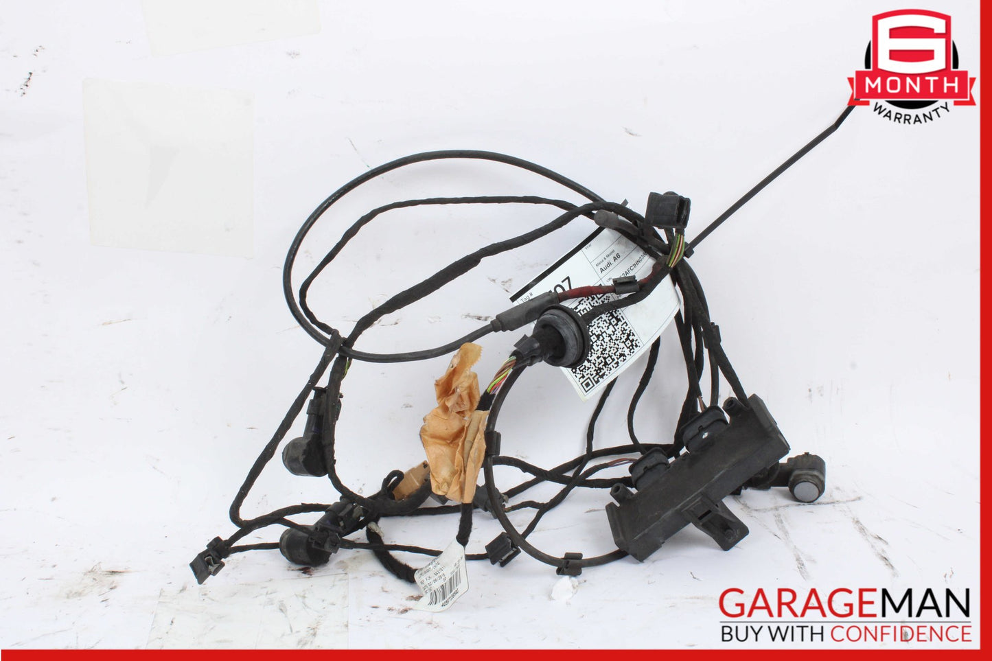 2012-2018 Audi A6 Rear Bumper Parking Sensor w/ Wire Harness 4G5971085AG OEM