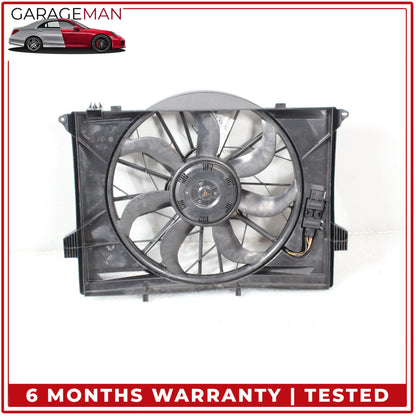 2003-2012 Mercedes R230 SL500 Cooling Fan Blade w/ Shroud & Motor 0130706905 OEM