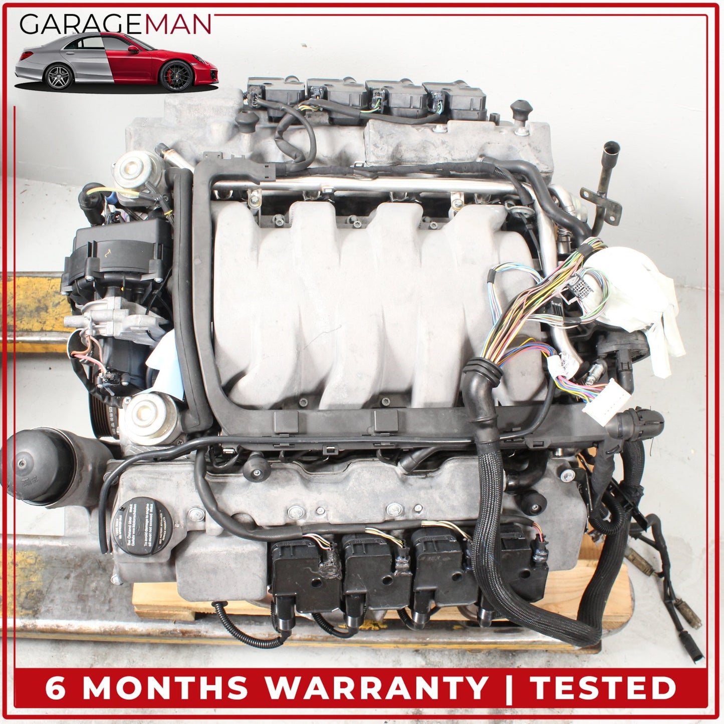 2003-2006 Mercedes R230 SL500 RWD 5.0L V8 Engine Motor Assembly OEM 130K