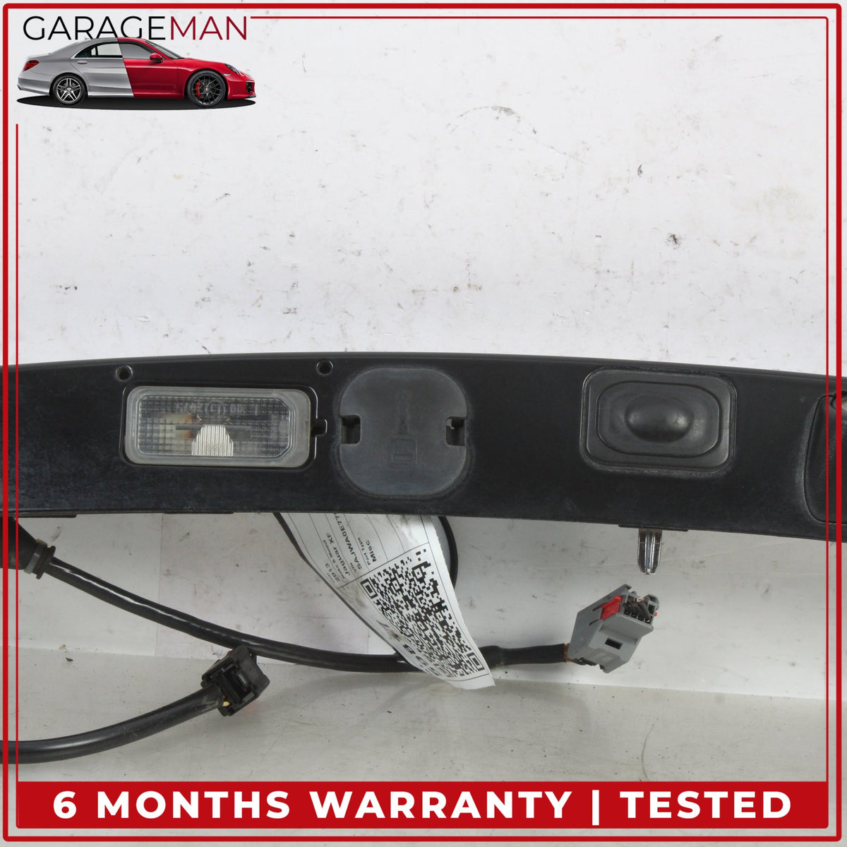 2012-2015 Jaguar XF X250 Rear Trunk Lid Molding Panel Trim Chrome w/ Camera OEM