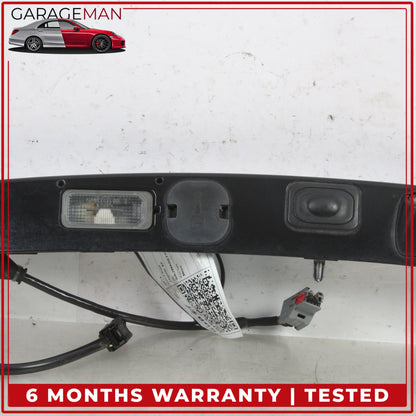 2012-2015 Jaguar XF X250 Rear Trunk Lid Molding Panel Trim Chrome w/ Camera OEM