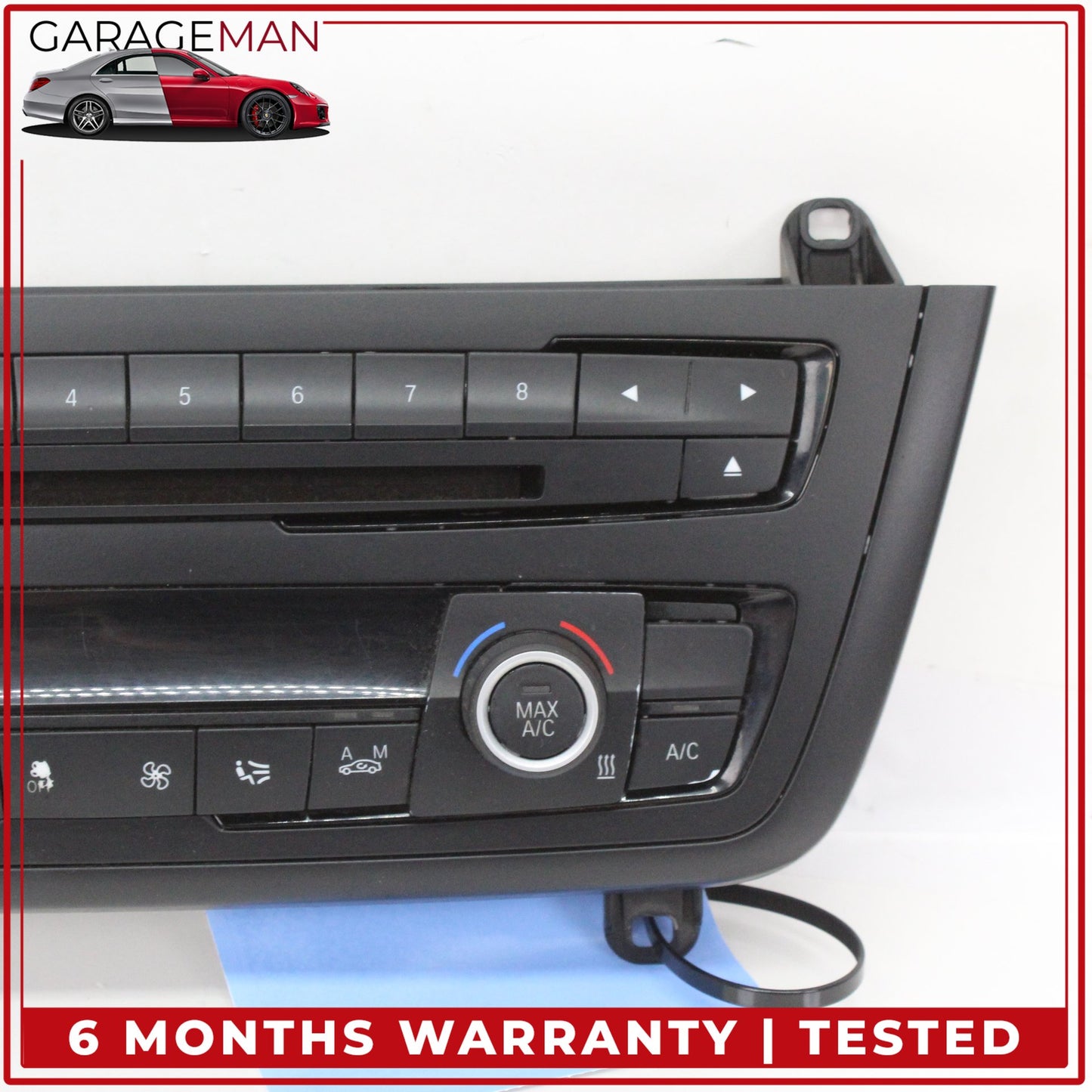 2012-2018 BMW 328d A/C Climate Control Operating Audio Unit Panel Assembly