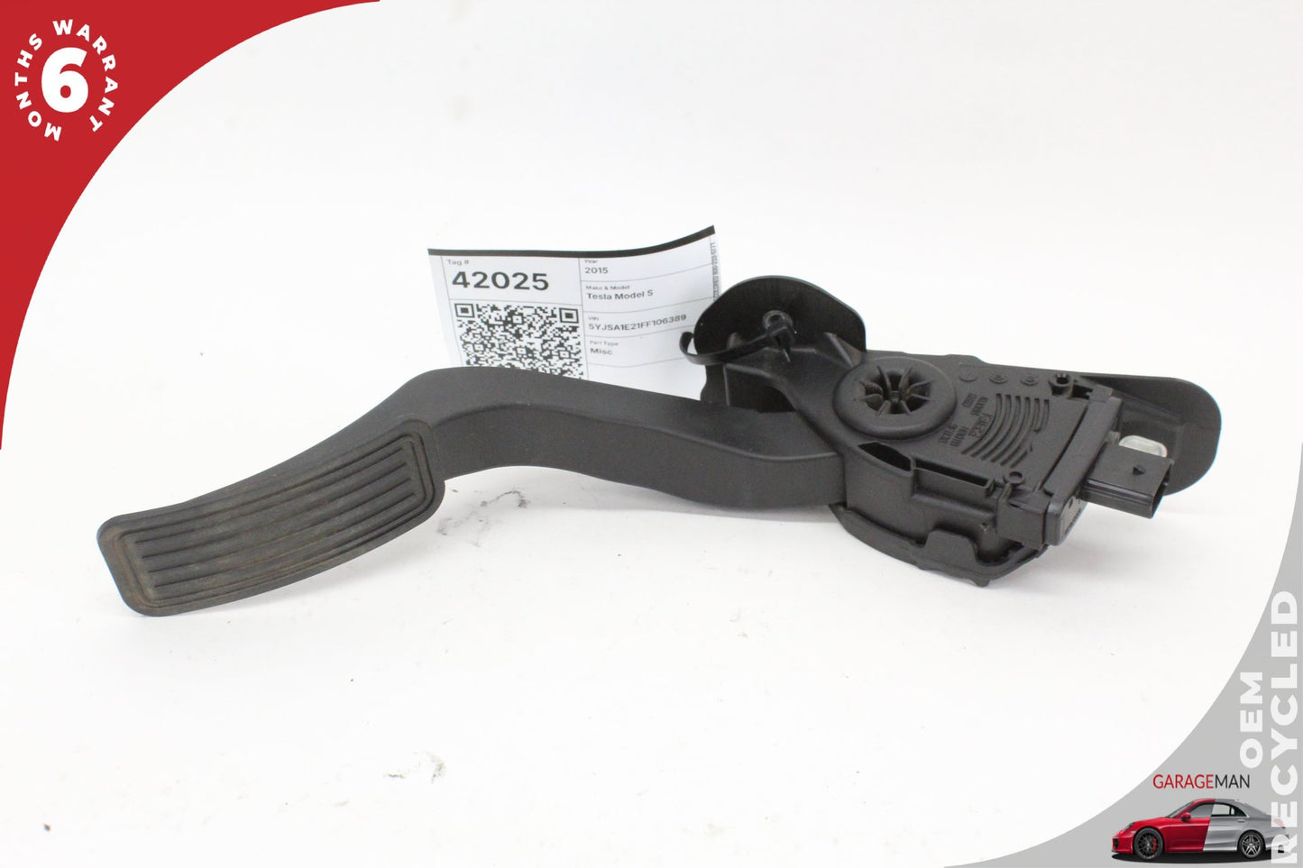 2012-2020 Tesla Model S 85D Accelerator Gas Pedal Assembly 93337017 OEM