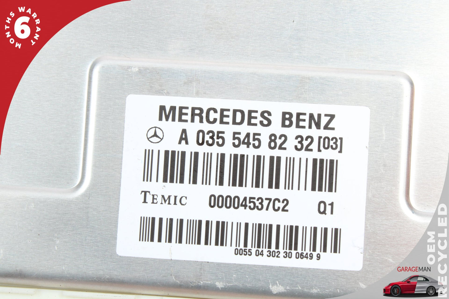 2003-2008 Mercedes W219 CLS550 Air Suspension Control Module Unit 0355458232 OEM