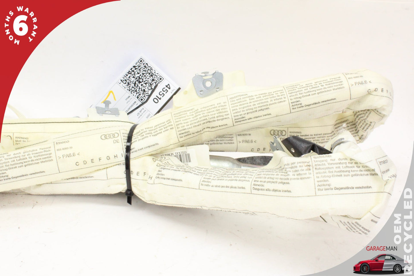 2007-2015 Audi Q7 SUV Left Driver Side Upper Roof Curtain Airbag 4L0880741A OEM