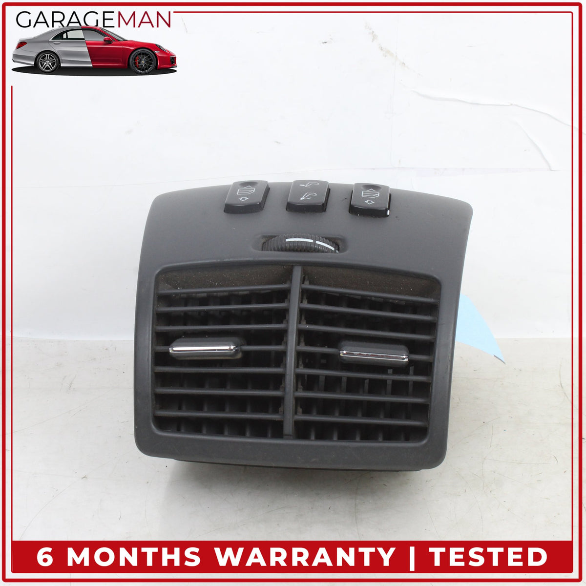 2003-2006 Mercedes W215 CL500 Rear Center Console AC A/C Air Vent Trim OEM