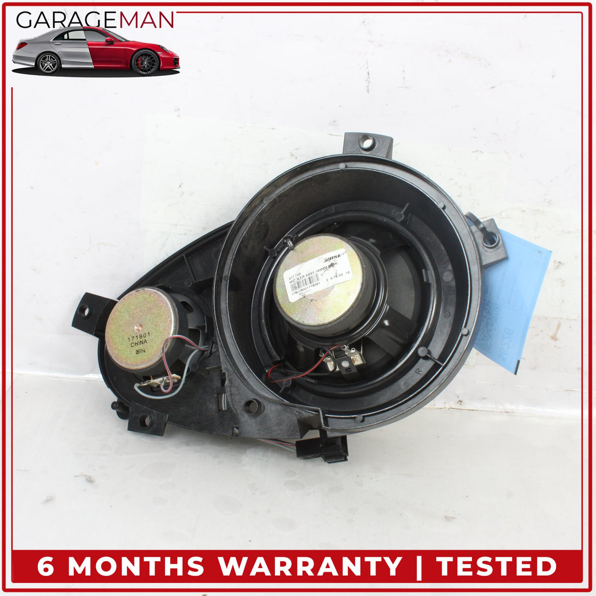 2003-2008 Mercedes R230 SL500 Front Left and Right Door Audio Sound Speaker OEM