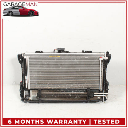 2010-2016 Porsche Panamera 970 Engine Cooling Radiator AC A/C Condenser OEM