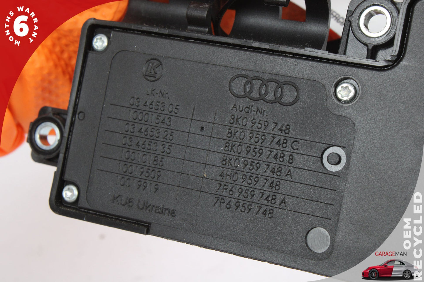 2009-2016 Audi A4 Front Right Side Seat Adjustment Switch 8K0959748