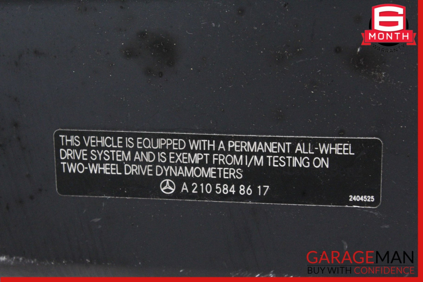 2006-2012 Mercedes-Benz GL450 X164 Front Radiator Support Tie Bar 2105848617