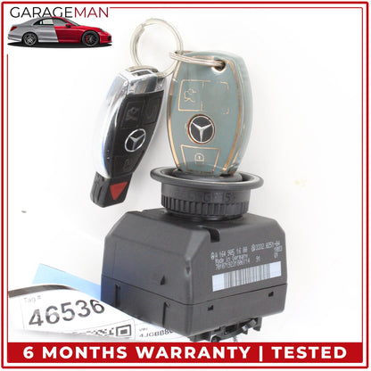 2009-2013 Mercedes W164 ML350 Ignition Switch Module w/ Key Fob 1649051600 OEM