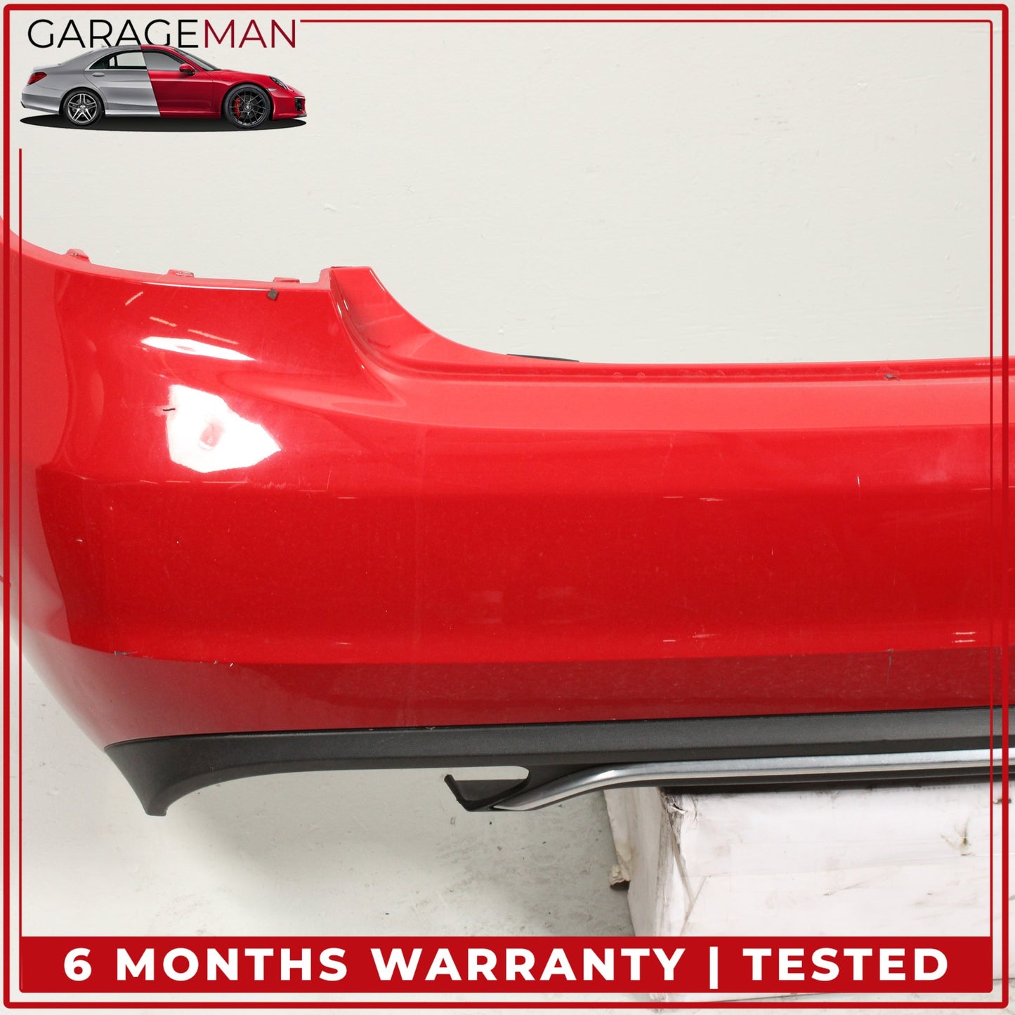 2014-2017 Mercedes C207 E400 E350 E550 Coupe Rear Bumper Cover Red OEM