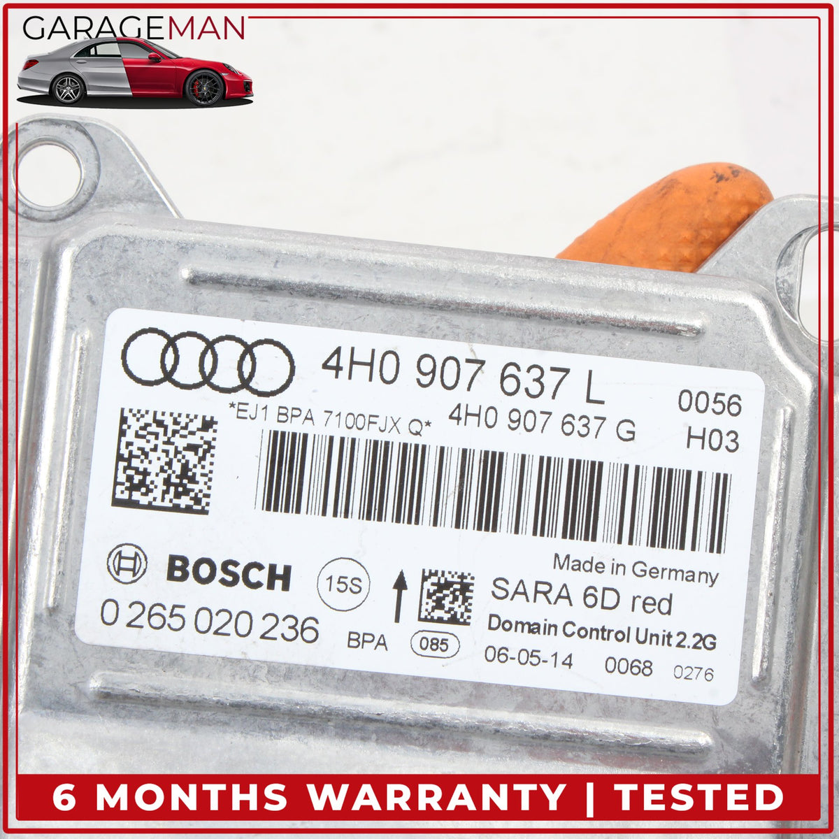 2011-2018 Audi A8 ESP Yaw Rate Speed Acceleration Sensor Module 4H0907637L OEM