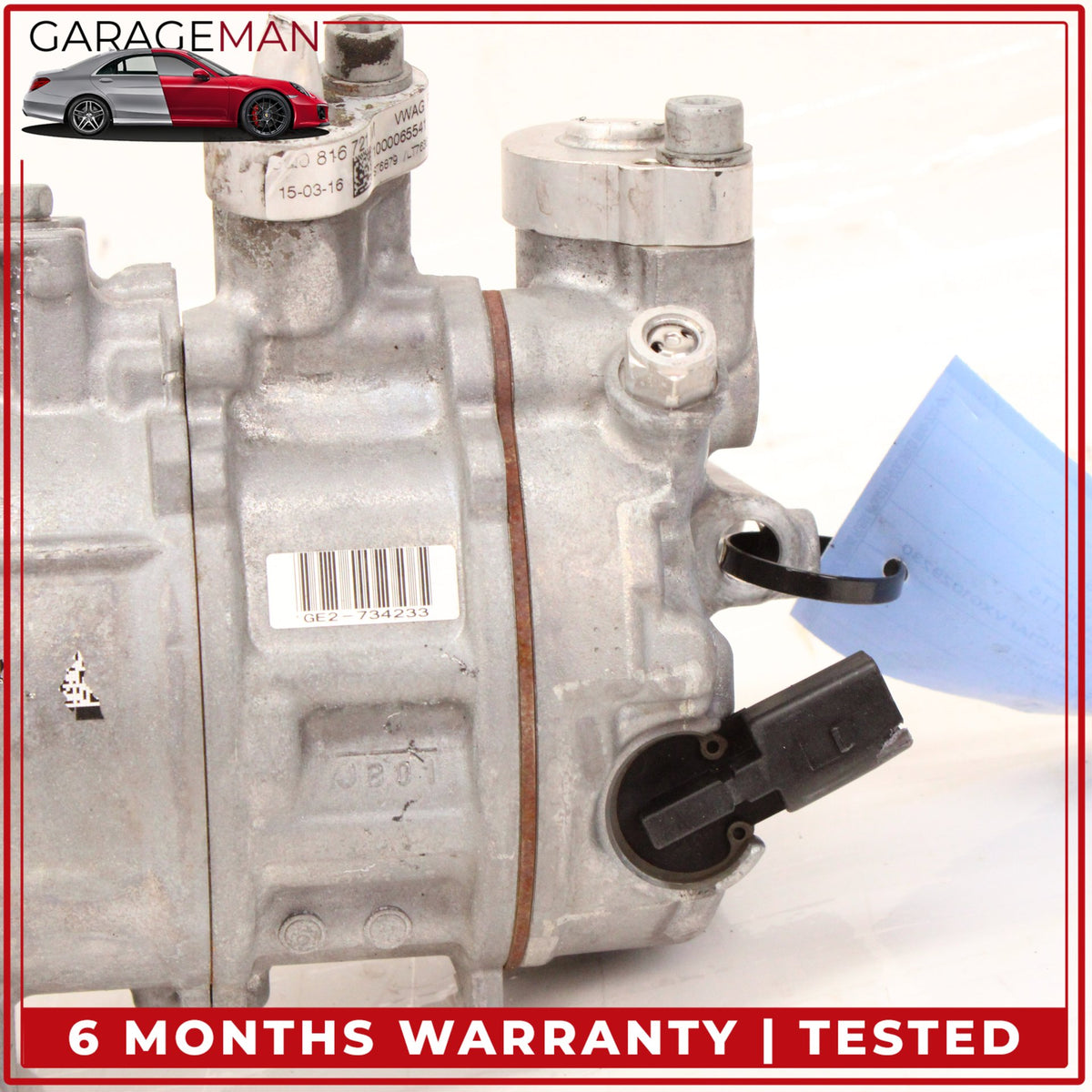2015-2025 Audi TTS 8S AC A/C Air Conditioning Compressor 5Q0816803D OEM