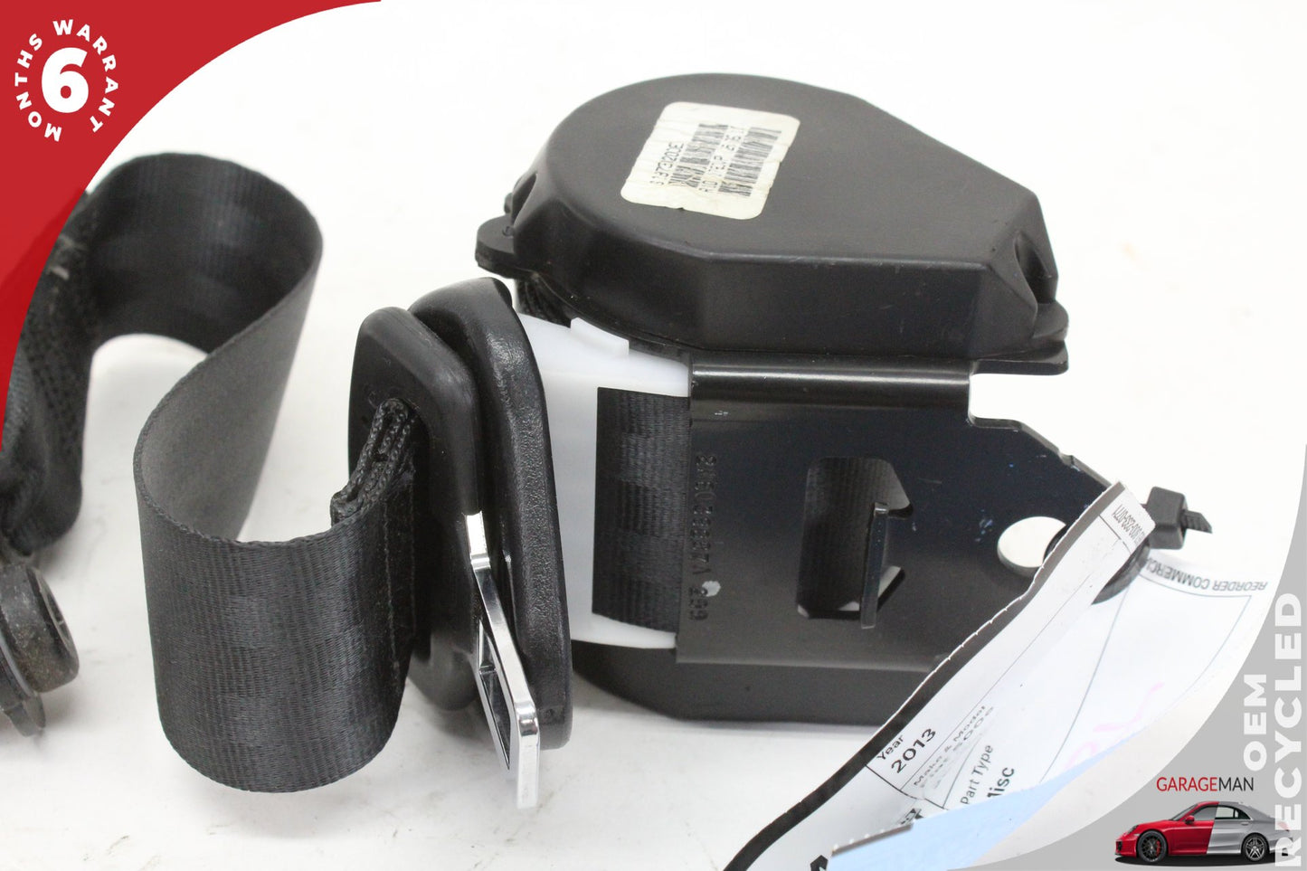 2012-2019 Fiat 500e Rear Left Driver Side Seat Belt 1RU79JXWAD OEM