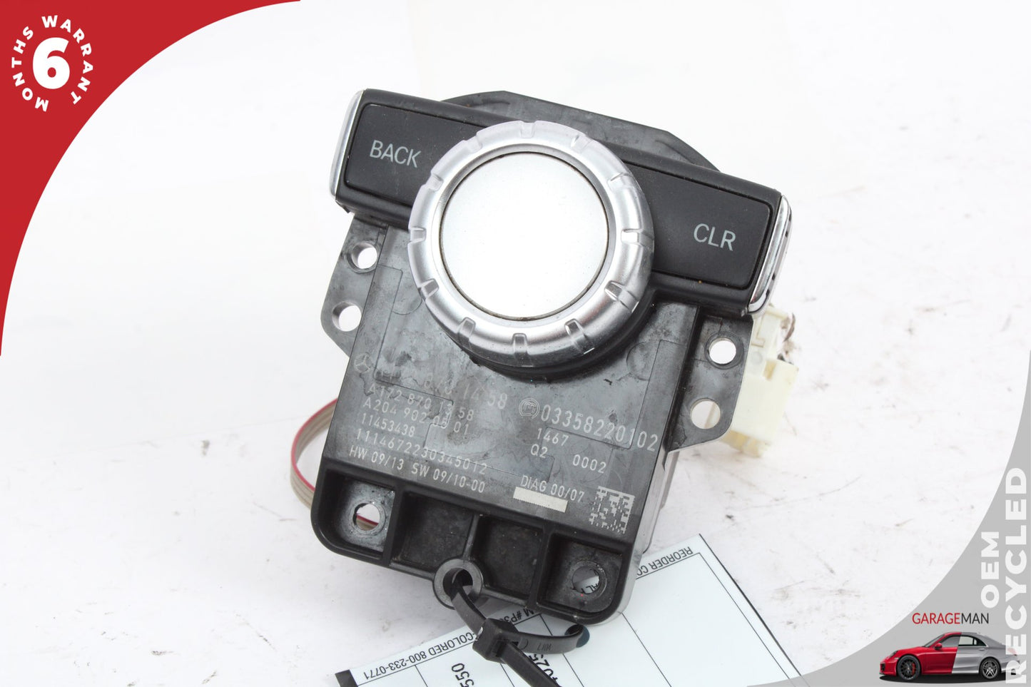 12-16 Mercedes-Benz CLS550 W218 Console Head Unit Controller Knob 1728701458