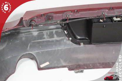 02-05 Ford Thunderbird Convertible Rear Bumper Cover Red 1W6Z17K835BAA