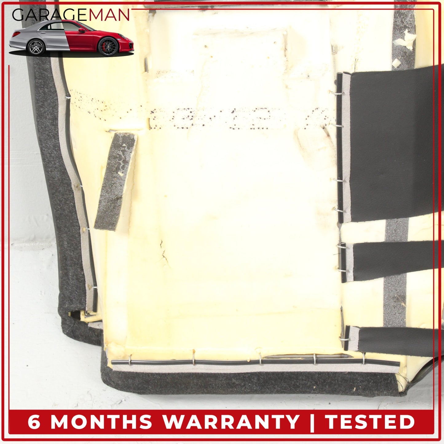 2013-2018 Maserati GranTurismo M145 Coupe Rear Top Upper Bench Seat Black OEM