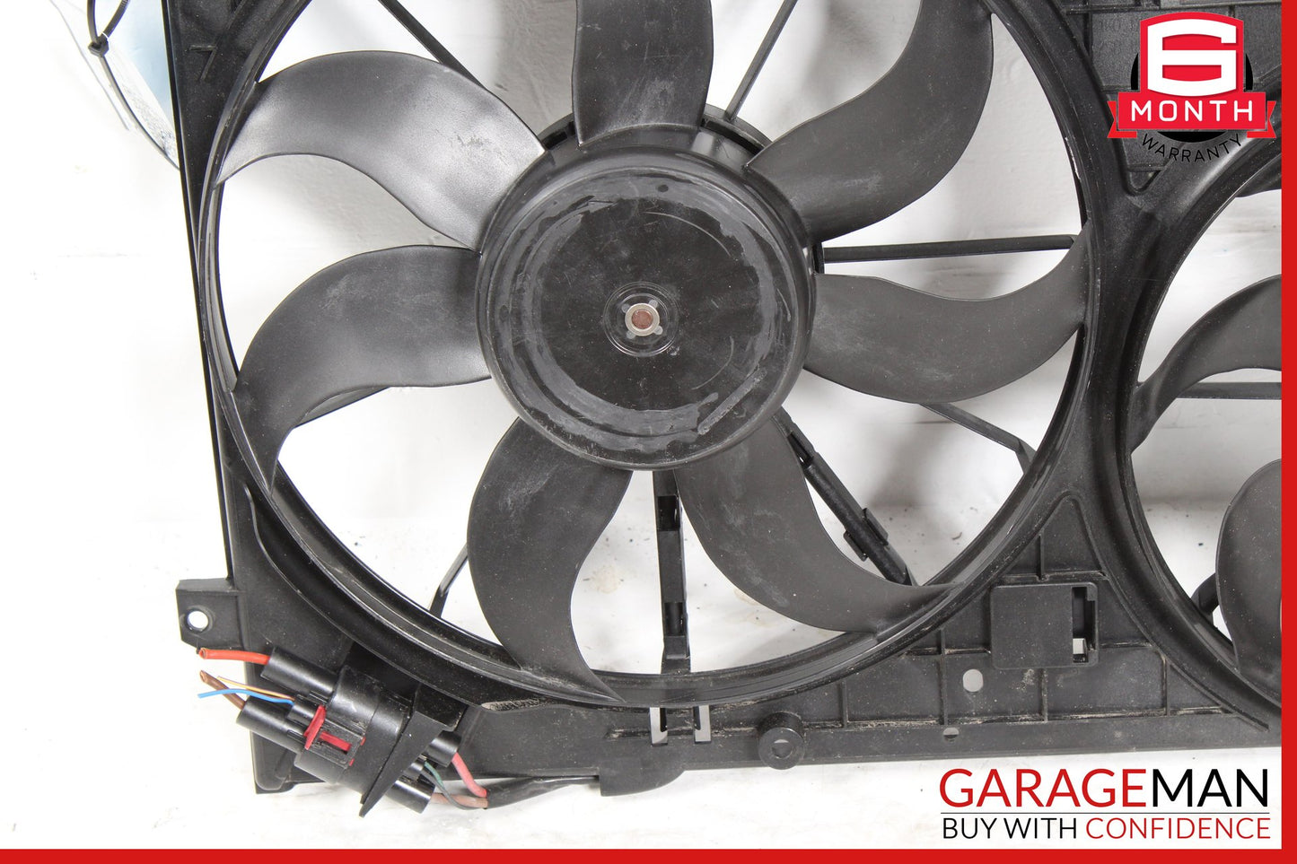 2008-2015 Audi TT 8J Engine Cooling Dual Fan Motor Shroud 1K0121223 OEM