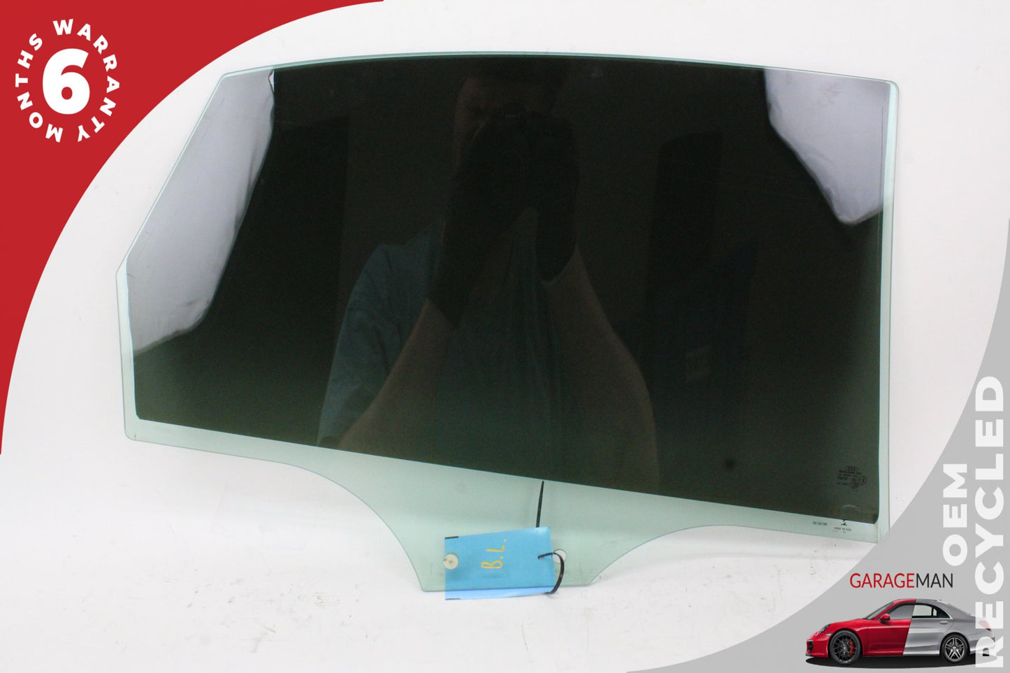 2017-2024 Audi A4 S4 Rear Left Driver Side Door Window Glass 8W5845205 OEM