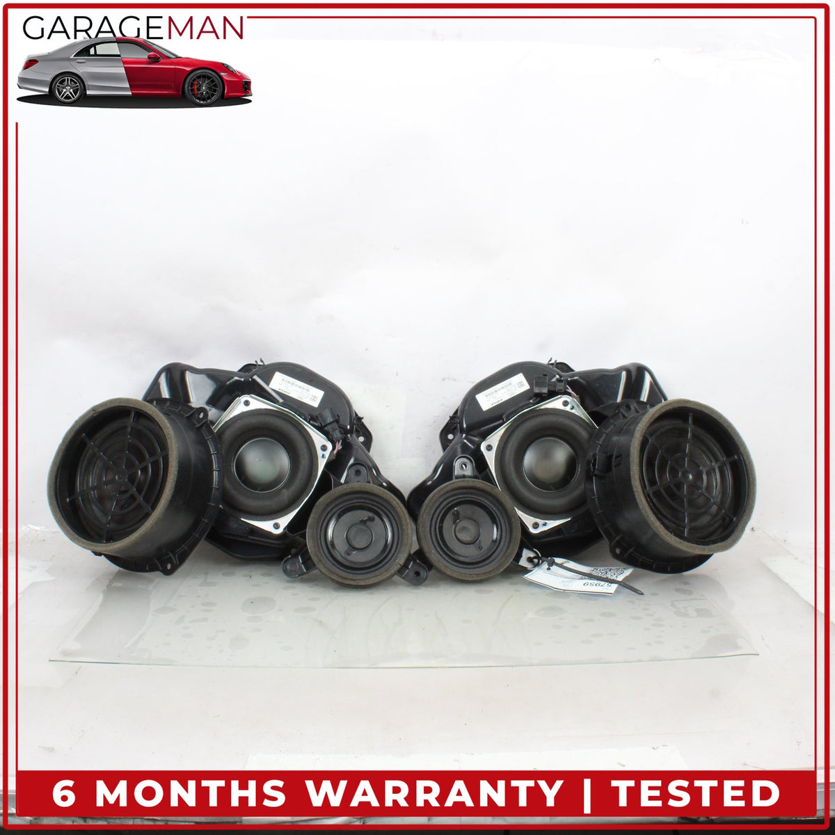 2011-2018 Audi A8 S8 Front and Rear Audio Sound Speaker Set Bose 4H0035297 OEM