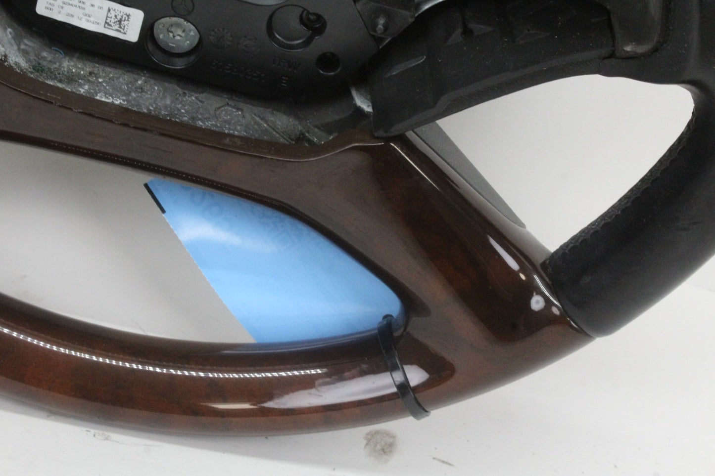 2010-2014 Mercedes-Benz S550 W221 Steering Wheel Wood Trim Black 2219063800 OEM
