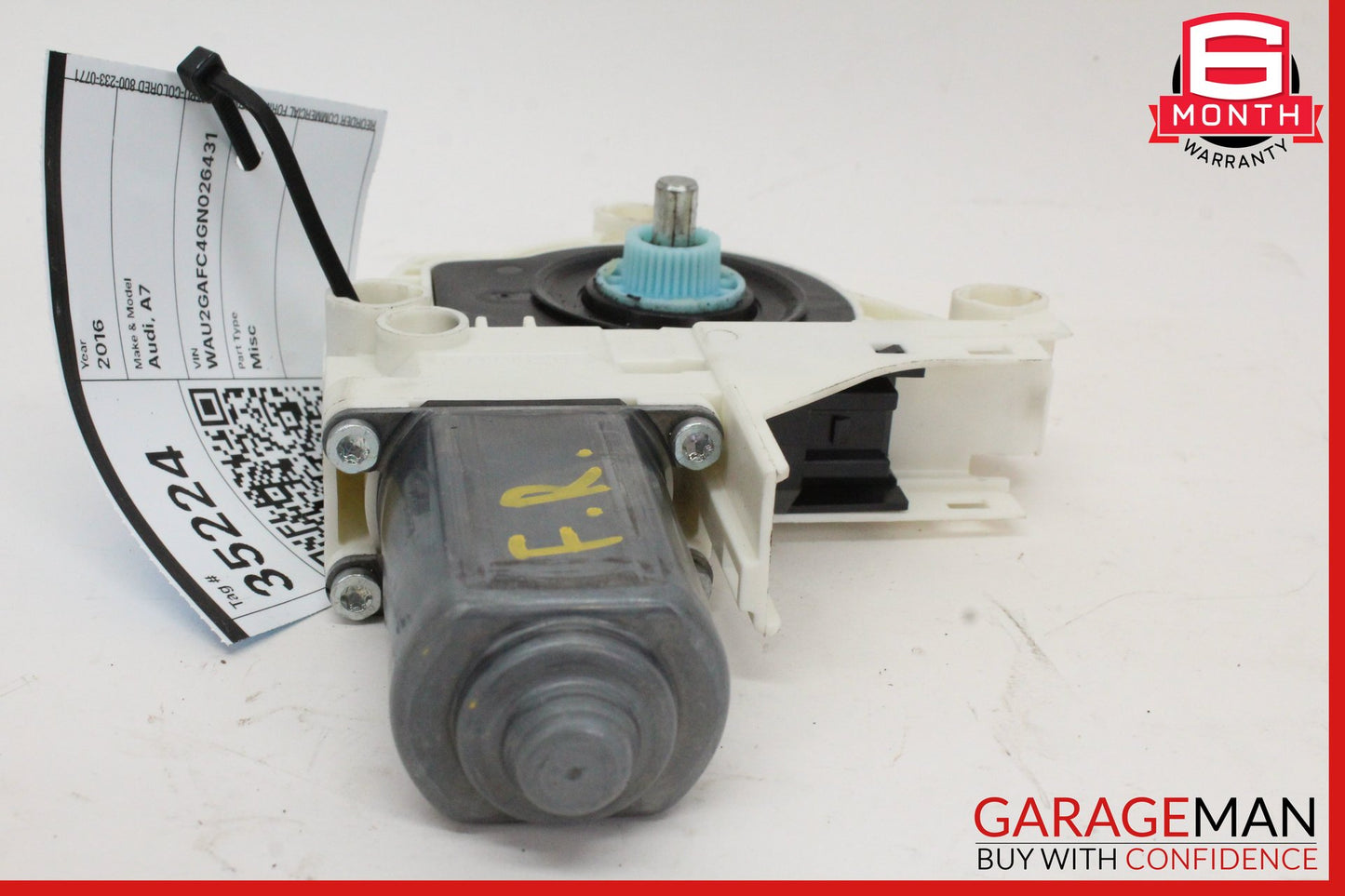 2012-2018 Audi A7 S7 Front Right Side Window Regulator Motor 8K0959802B OEM