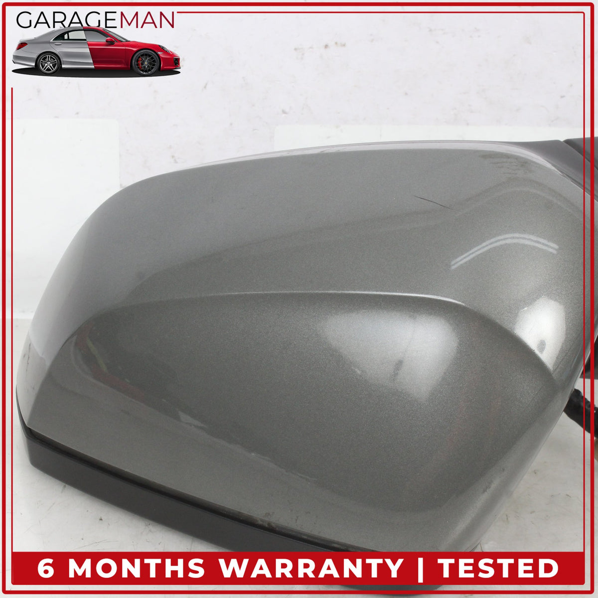 2019-2025 Audi Q3 Front Left Driver Side Door Rear View Mirror Gray Metallic OEM