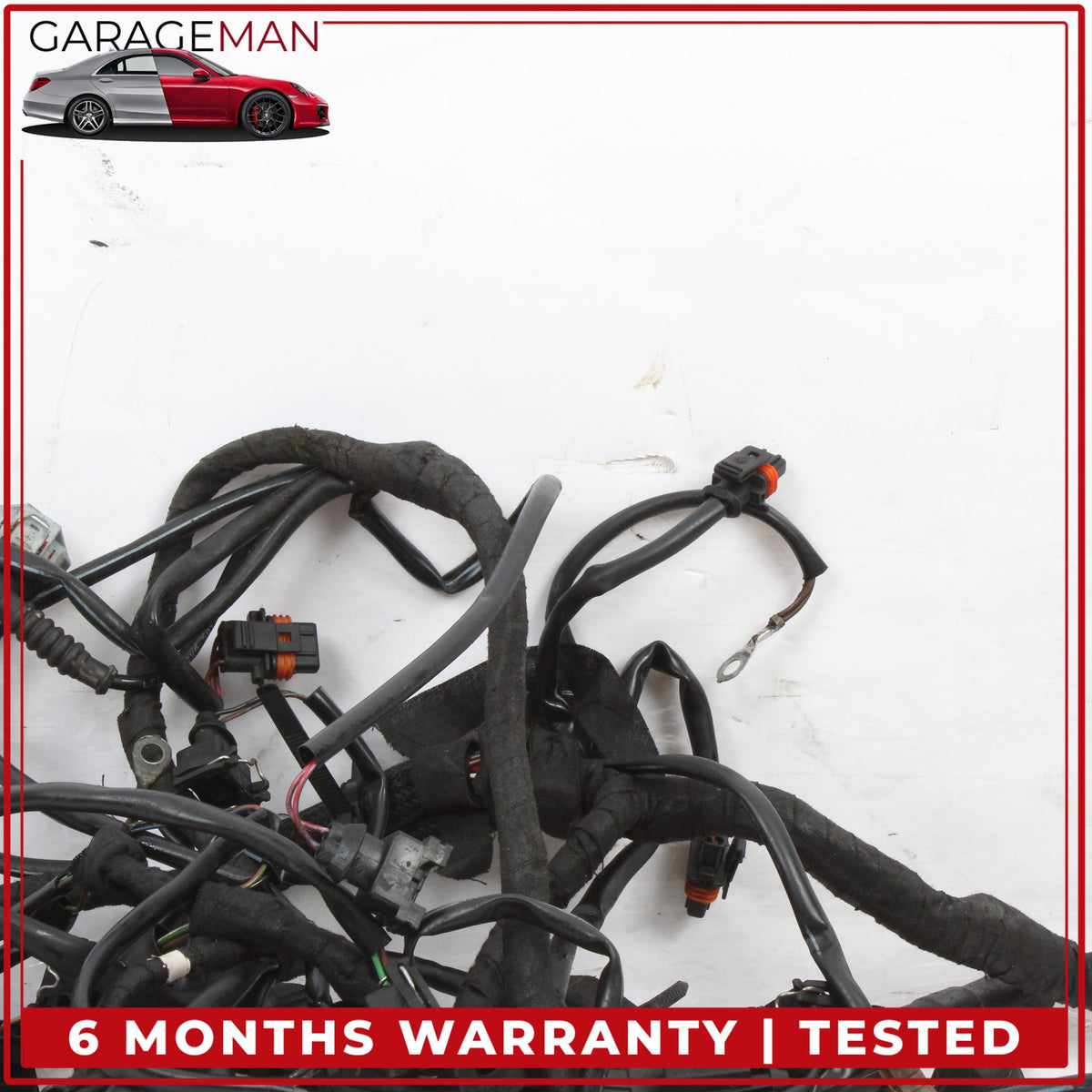 1999-2001 Porsche 911 Carrera Engine Wiring Harness w/ 6 Ignition Coils Set OEM