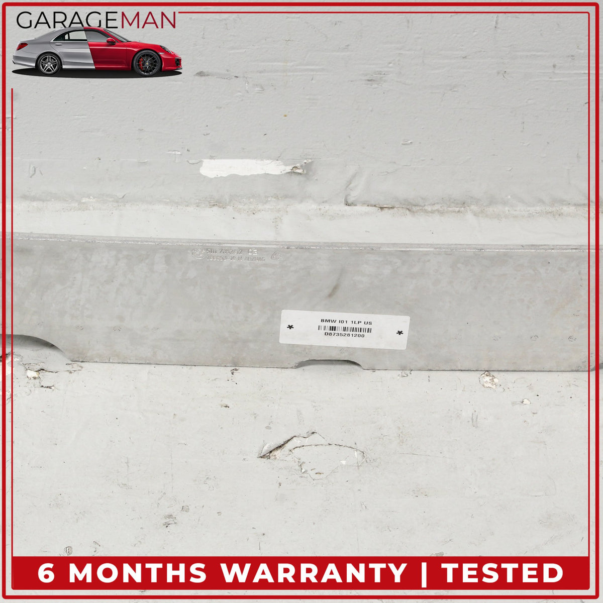 2014-2021 BMW i3 I01 Hybrid Front Bumper Reinforcement Bar 7352812 OEM