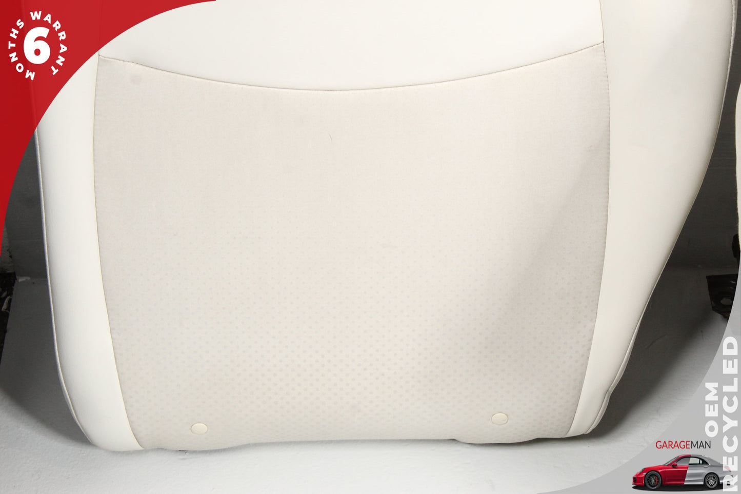 2013-2019 Fiat 500e Front and Rear Complete Seat Assembly White and Red OEM