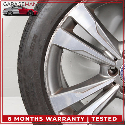 2014-2017 Mercedes W222 S550e S600 Rear Wheel Rim w/ Tire 9.5JX19H2 ET43.5 OEM