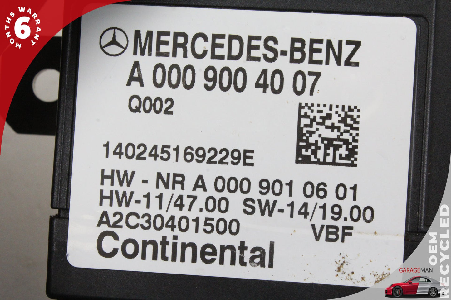 2015-2016 Mercedes W205 C300 C400 Fuel Pump Control Module 0009004007 OEM