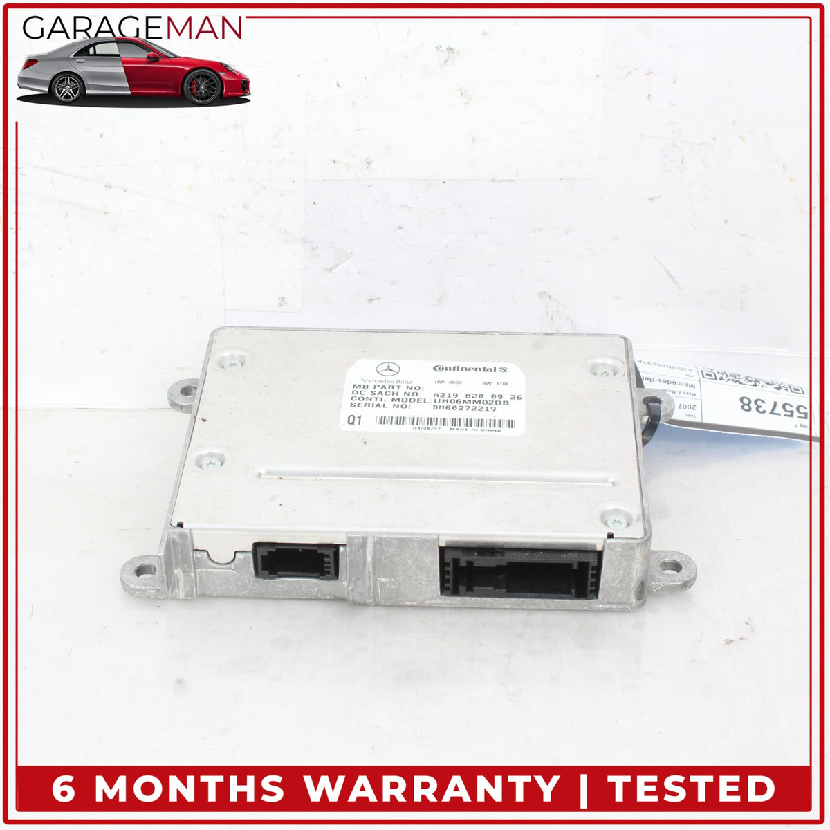 2006-2012 Mercedes W164 ML350 Communication Control Module Unit 2198200926 OEM