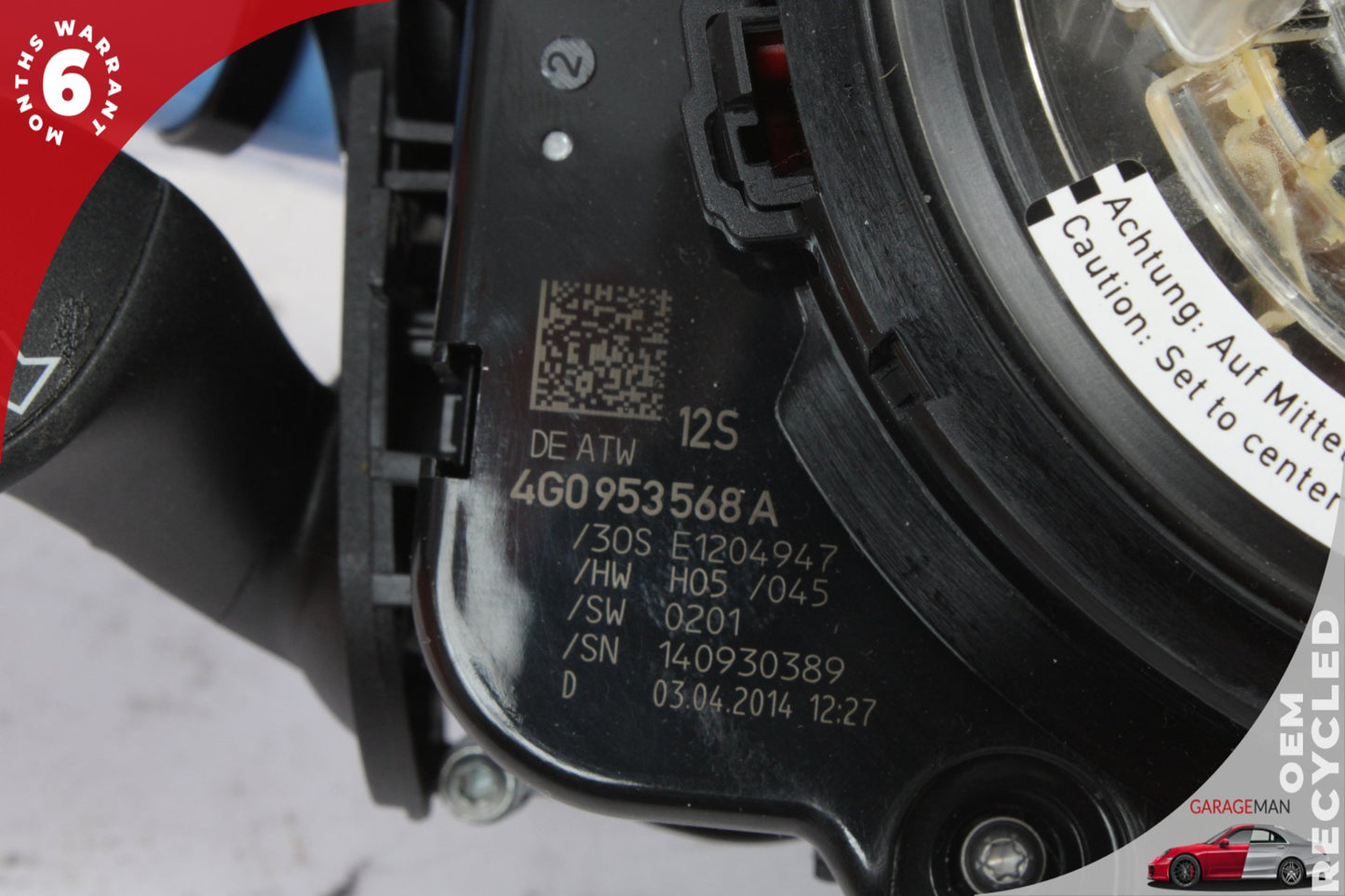 2012-2018 Audi A6 A7 Steering Column Combination Switch 4G0953568A OEM