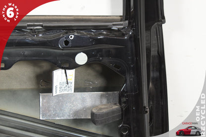 2011-2018 Porsche Cayenne 958 Rear Left Driver Side Door Shell Black OEM