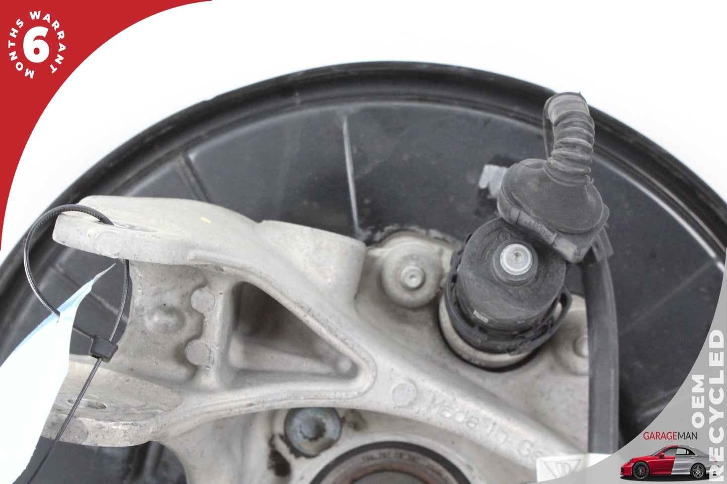 11-14 Porsche Cayenne 92A AWD 4.8 Rear Left Spindle Knuckle Wheel Hub 7P5616040A