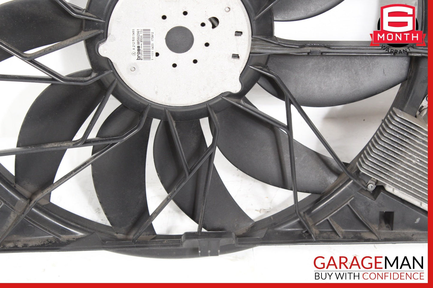 2005-2014 Mercedes-Benz S550 W221 Engine Radiator Cooling Fan Motor 2125000493