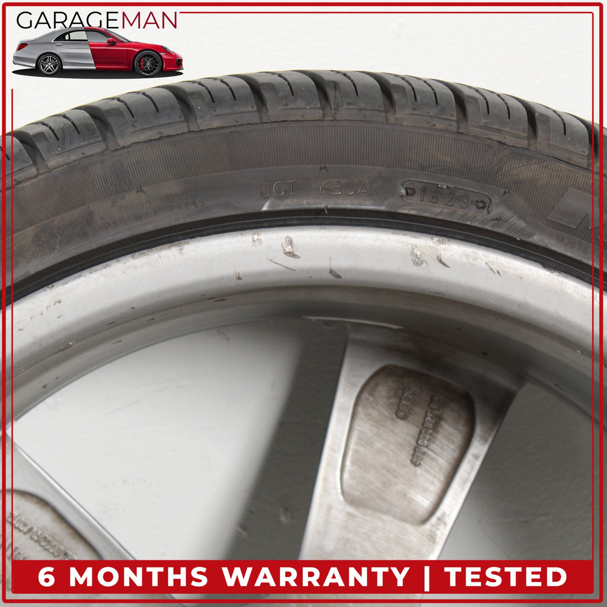 2012-2018 Audi A6 S6 Front or Rear 5 Spoke Wheel Rim w/ Tire 8.5JX20H2 ET45 OEM