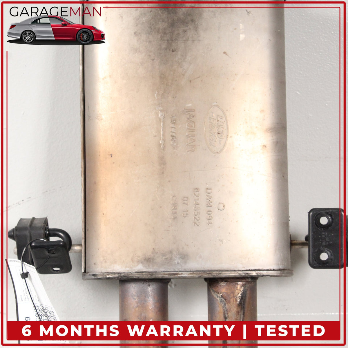 2014-2019 Range Rover L405 3.0L Exhaust Center Muffler Resonator DPLA5212AC OEM