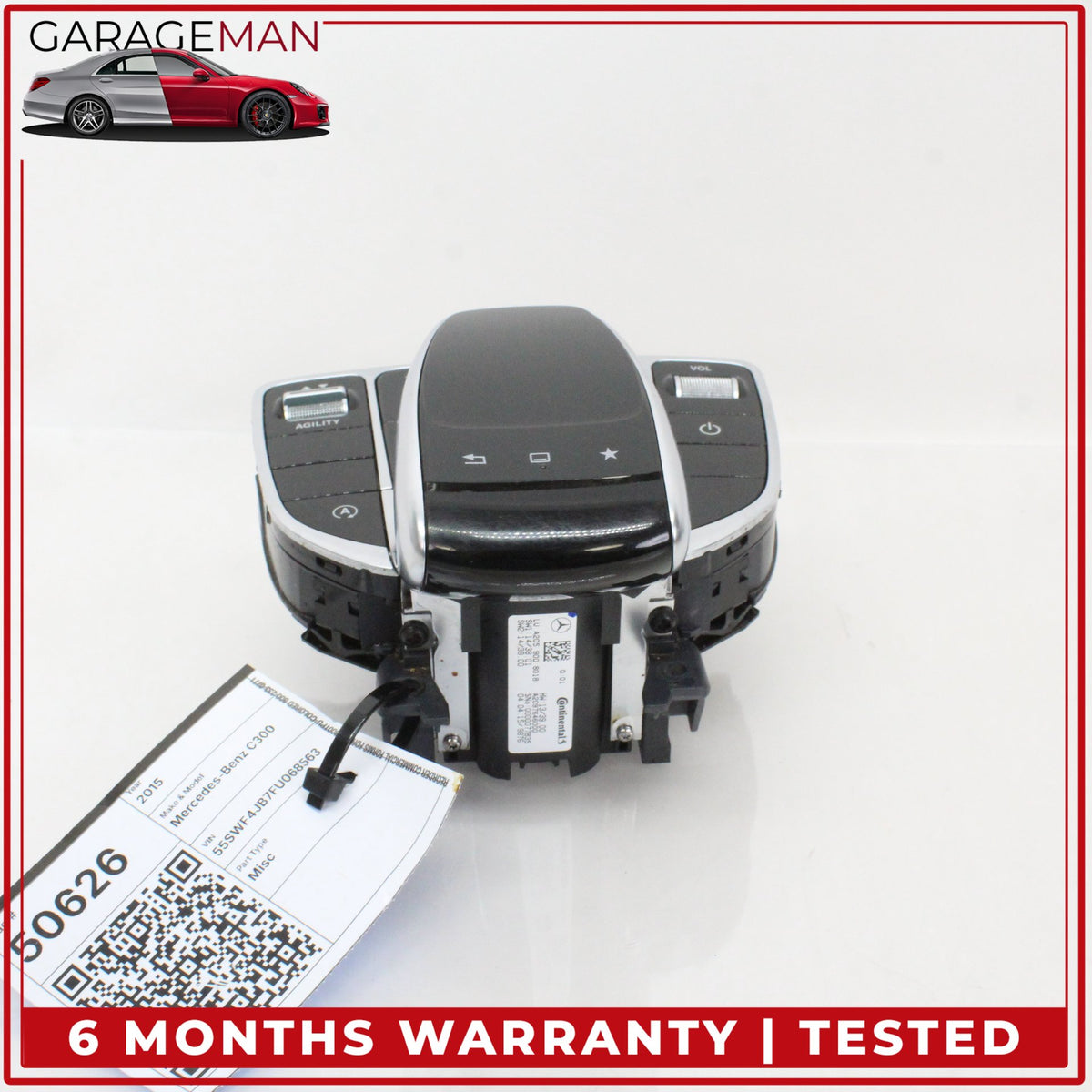 2015-2020 Mercedes W205 C300 Center Console Multi Function Control Switch OEM